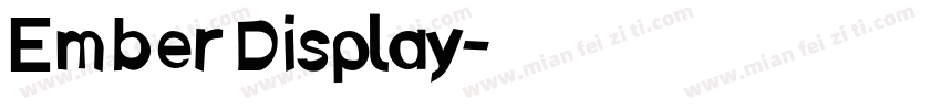 Ember Display字体转换